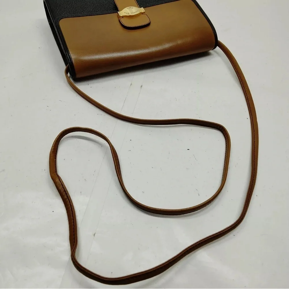 Christian Dior Shoulder Bag Black Leather - Picture 3 of 8